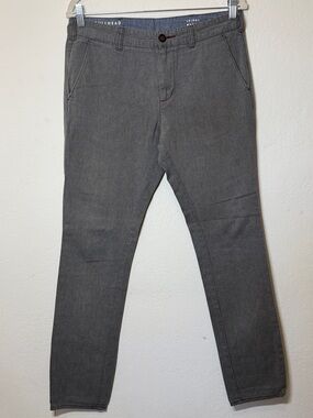 Bullhead Denim Co. men's skinny-fit trousers in grey.Size 31x32